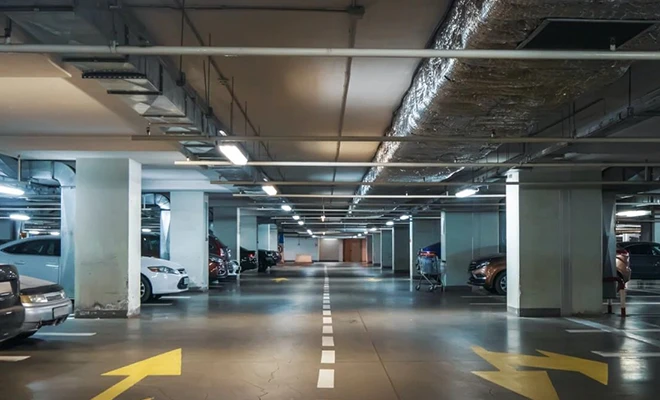 Parking Lot Lighting by smart light