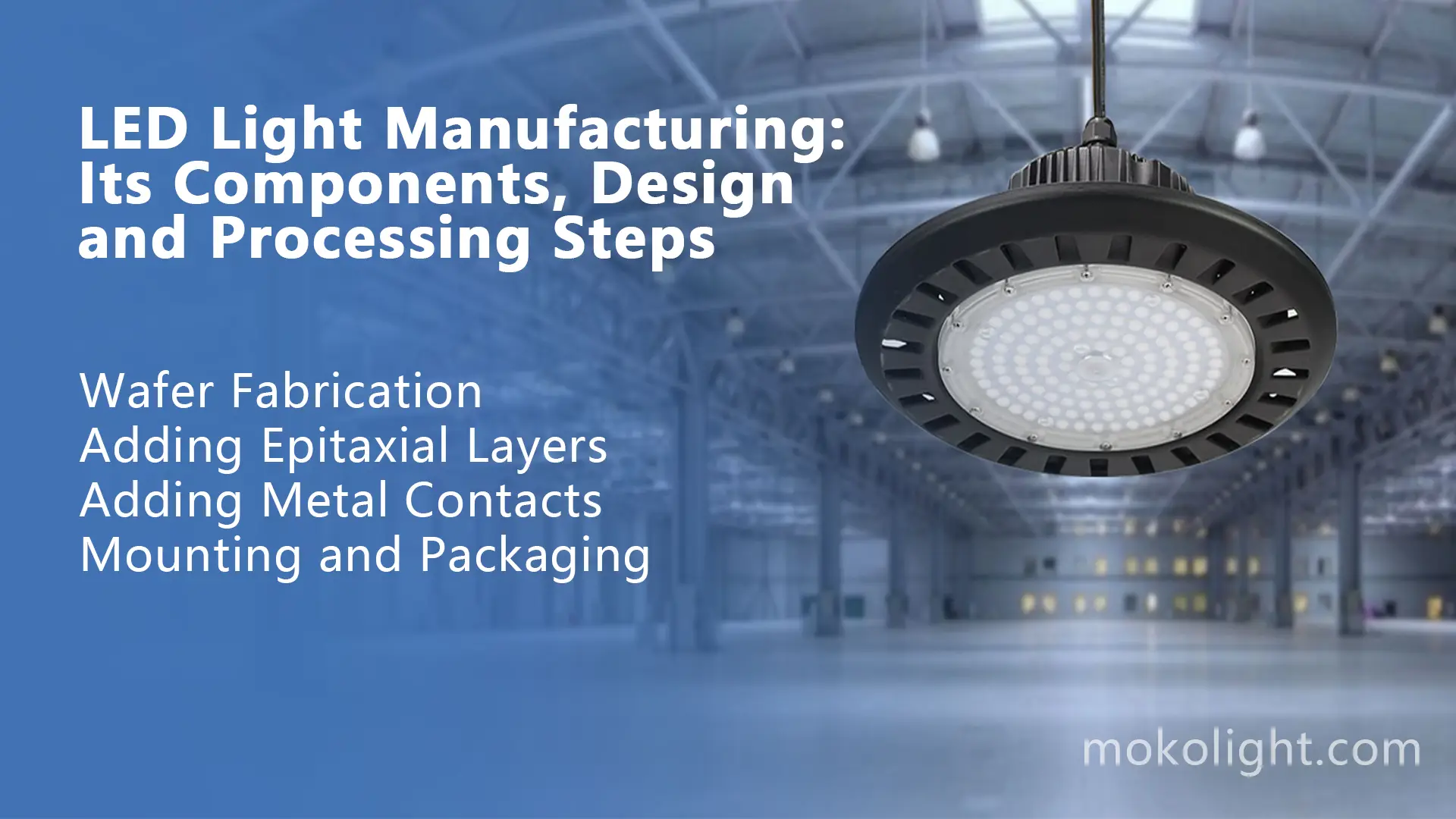 LED Light Manufacturing Its Components, Design and Processing Steps