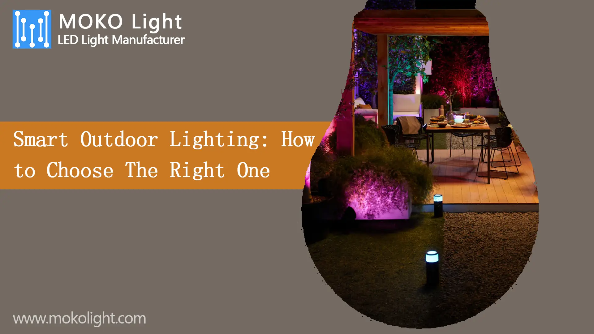Iluminación inteligente al aire libre_ cómo elegir el correcto