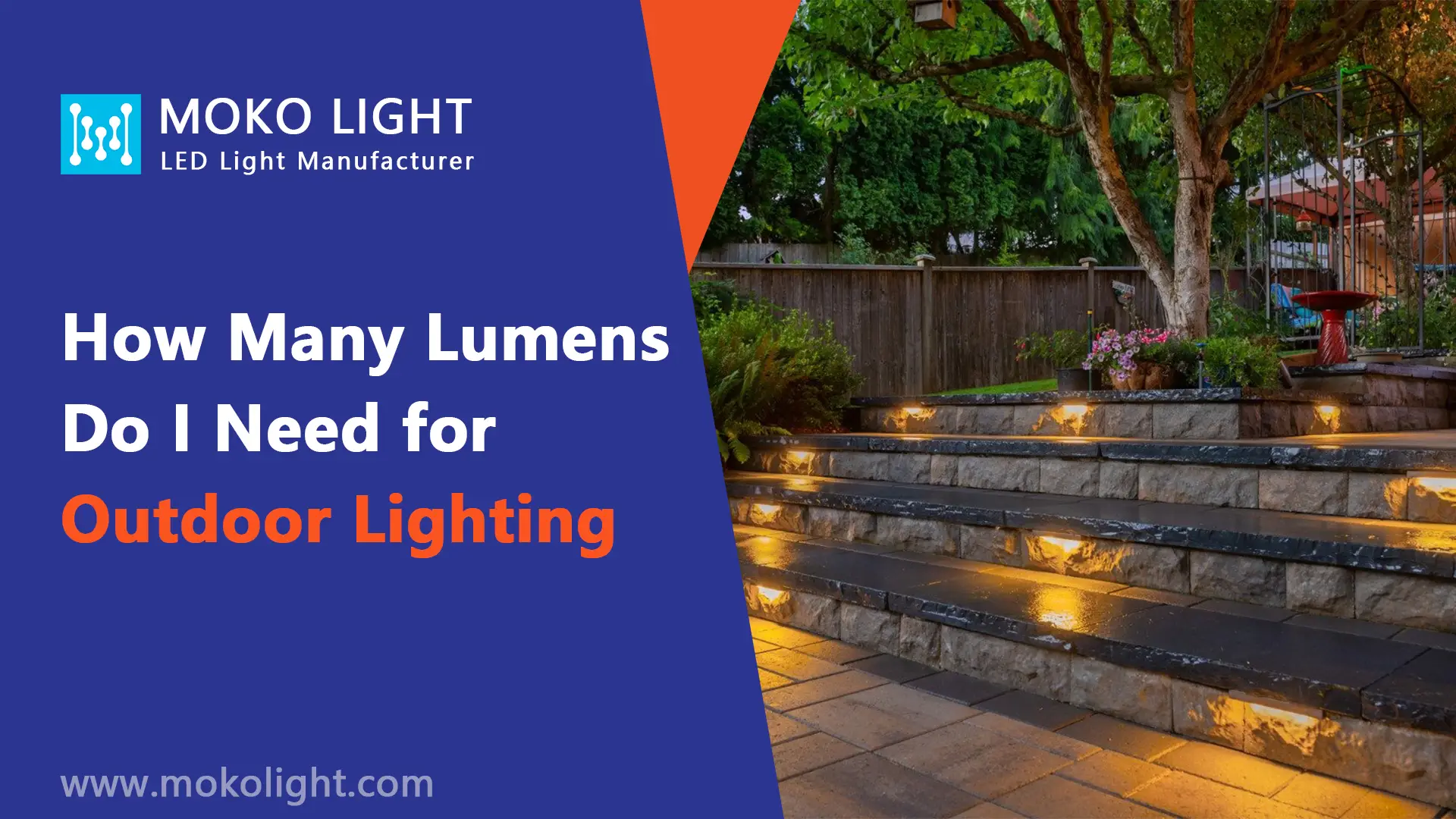 How Many Lumens Do I Need for Outdoor Lighting? MOKOLight